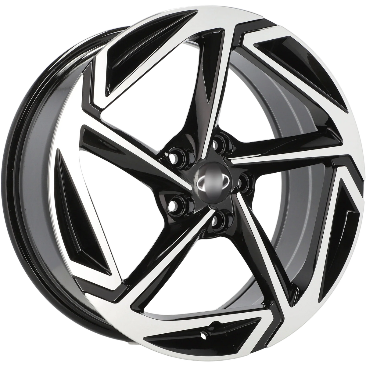 Alu kola pro Hyundai A5898 7.5x18 5x114.3 ET51 67.1 Black Polished | Wheelsup.cz