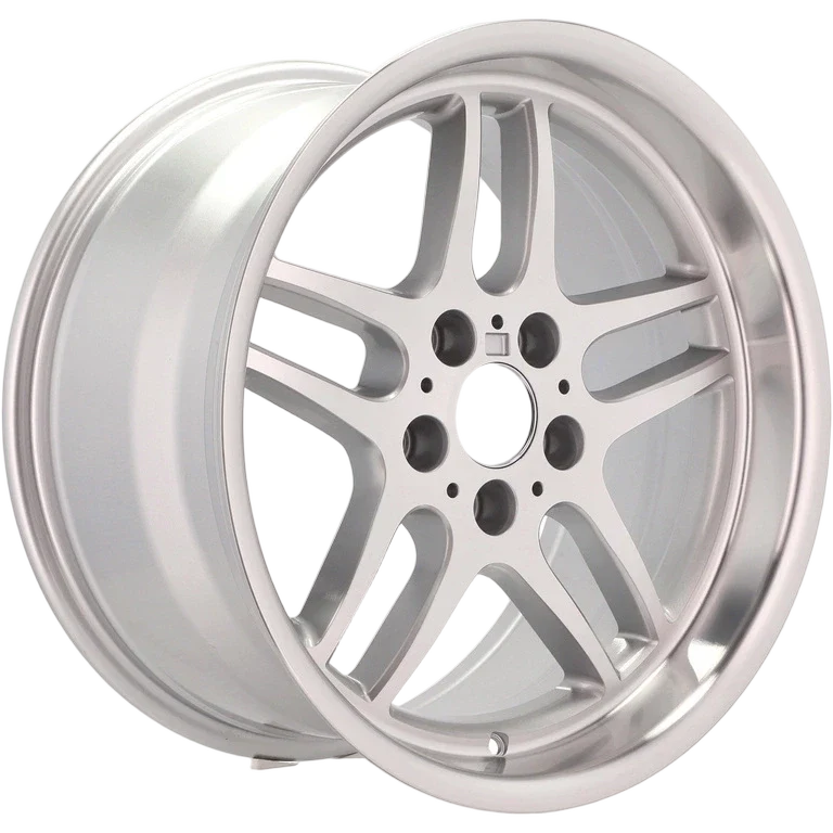 Alu kola pro BMW A5913 8.5x19 5x120 ET15 74.1 Silver & Polished Lip | Wheelsup.cz