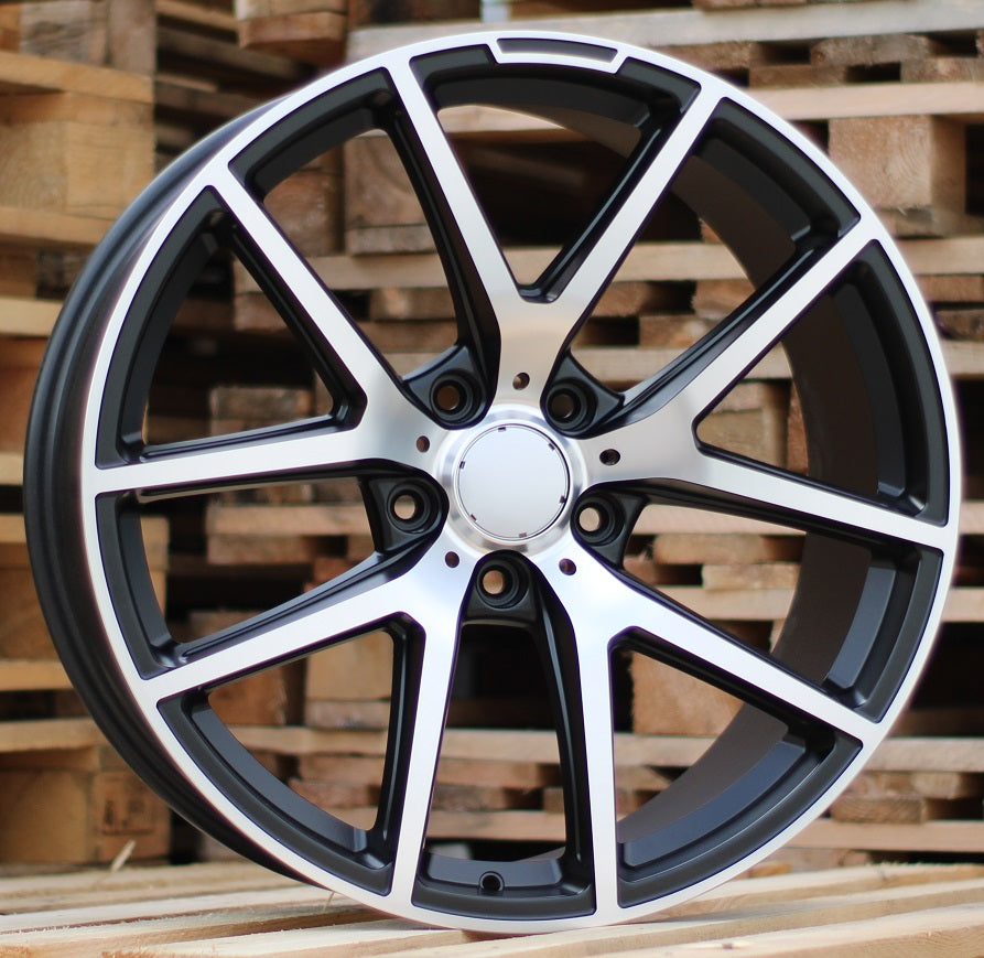Racing Line A8221 10x21 5x130 ET45 schwarz, Mercedes