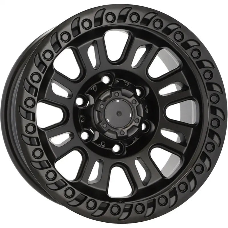 Alu kola pro Offroad A8916 8x15 6x139.7 ET0 110.1 Black Half Matt | Wheelsup.cz