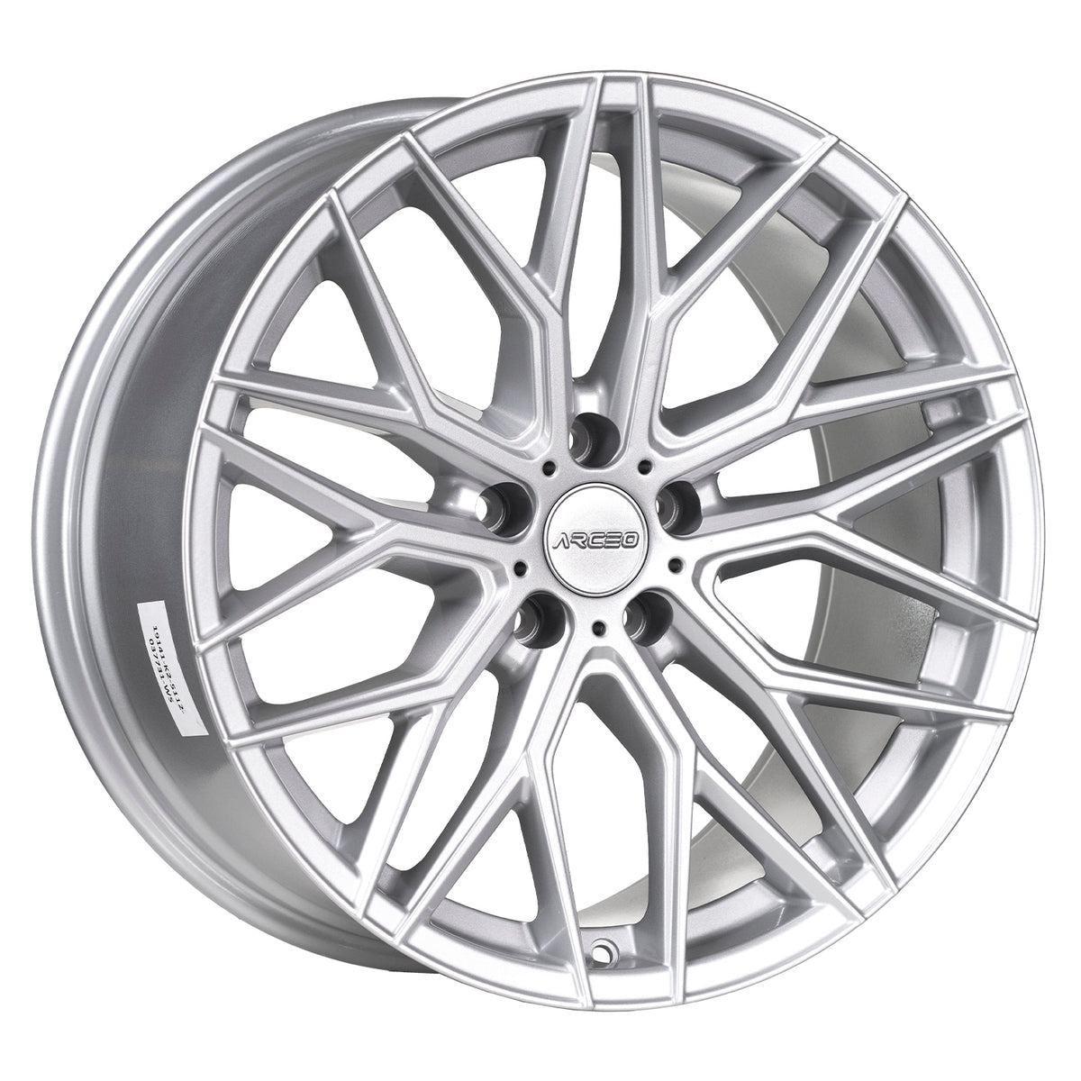 Alu kola Arceo VALENCIA 9.5x19 5x112 ET37 White Silver | Wheelsup.cz