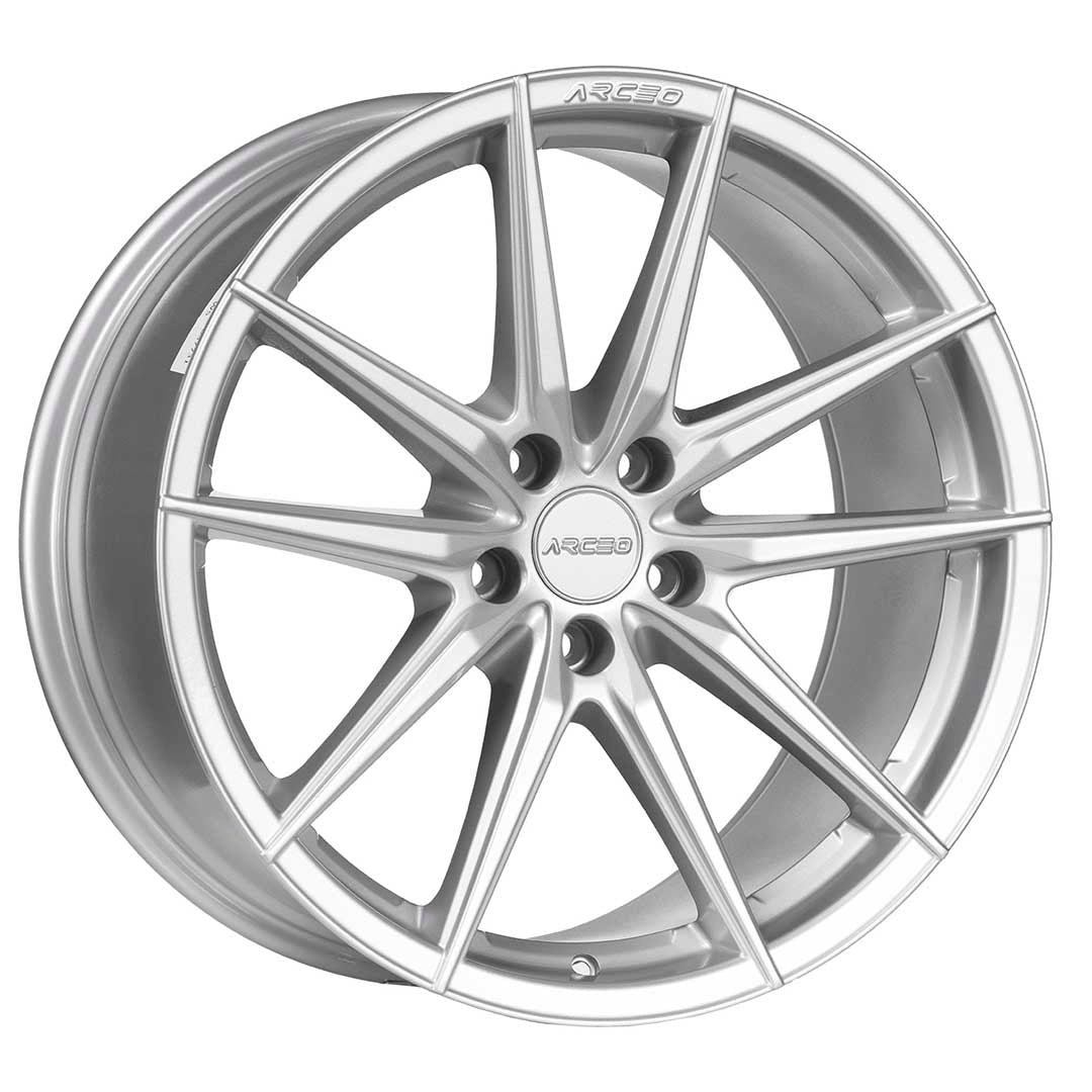 Alu kola Arceo MONACO 9.5x19 5x112 ET45 White Silver | Wheelsup.cz