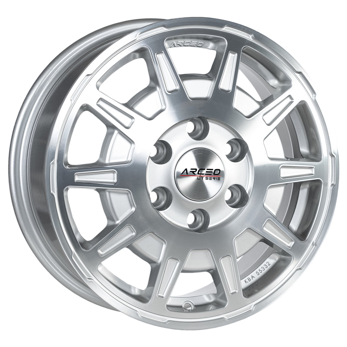 Alu kola Arceo LT1 6.5x16 6x130 ET62 Silver Diamond | Wheelsup.cz