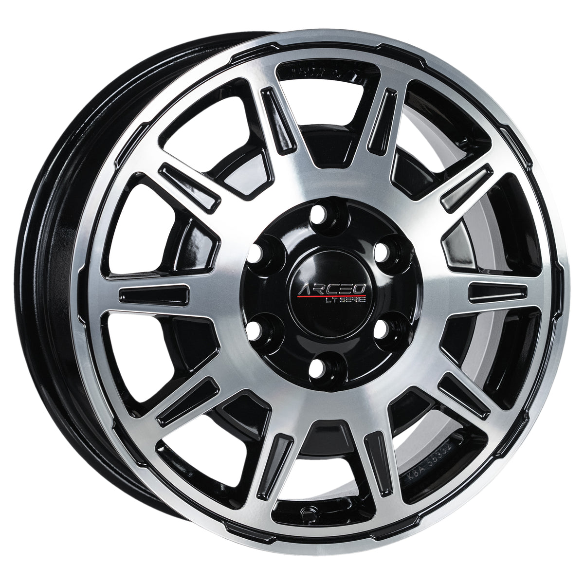Alu kola Arceo LT1 6.5x16 6x130 ET62 Black Diamond | Wheelsup.cz