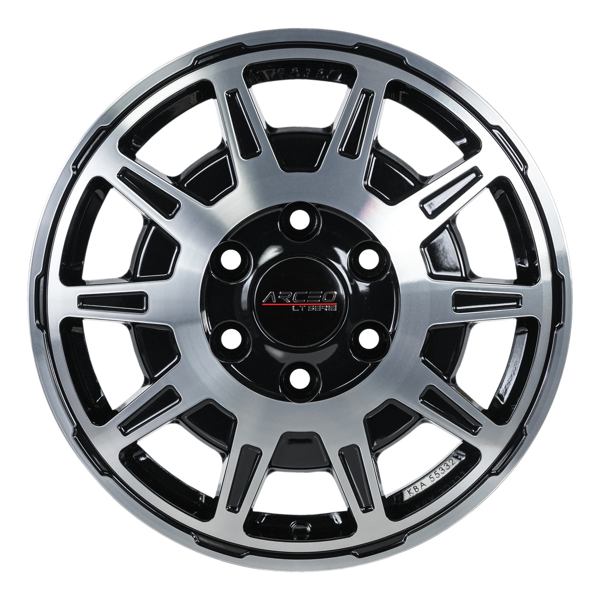 Alu kola Arceo LT1 6.5x16 6x130 ET62 Black Diamond | Wheelsup.cz