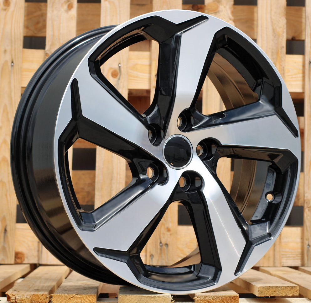 Racing Line B1013 7x18 5x114.3 ET35 schwarz, Toyota
