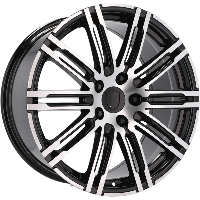 Alu kola pro Porsche B1026 8.5x19 5x112 ET21 66.6 Black Polished | Wheelsup.cz