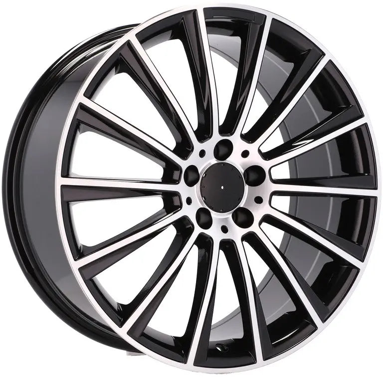 Alu kola pro Mercedes B1048 8.5x18 5x112 ET43 66.6 Black Polished | Wheelsup.cz