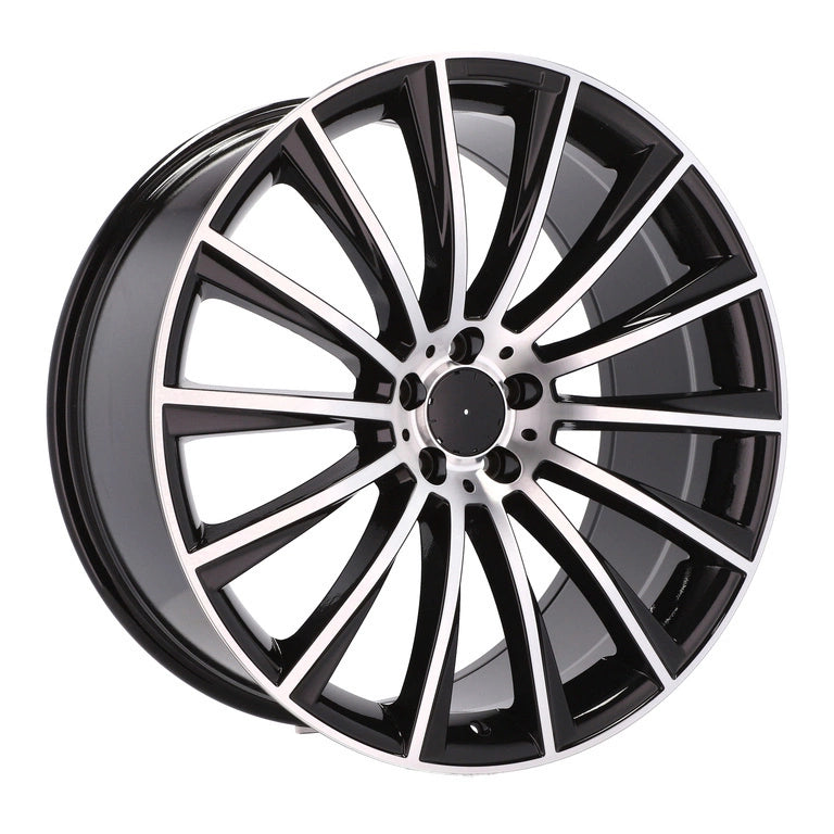 Alu kola pro Mercedes B1048 7.5x19 5x112 ET44 66.6 Black Polished | Wheelsup.cz