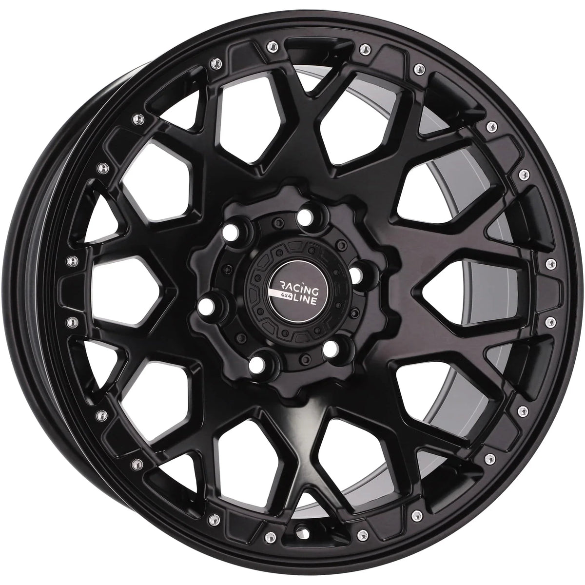 Alu kola pro Offroad B1108 9x17 6x139.7 ET-6 87.1 Black Half Matt | Wheelsup.cz