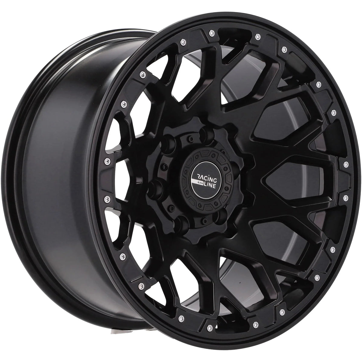 Alu kola pro Offroad B1108 9x17 6x139.7 ET-6 87.1 Black Half Matt | Wheelsup.cz