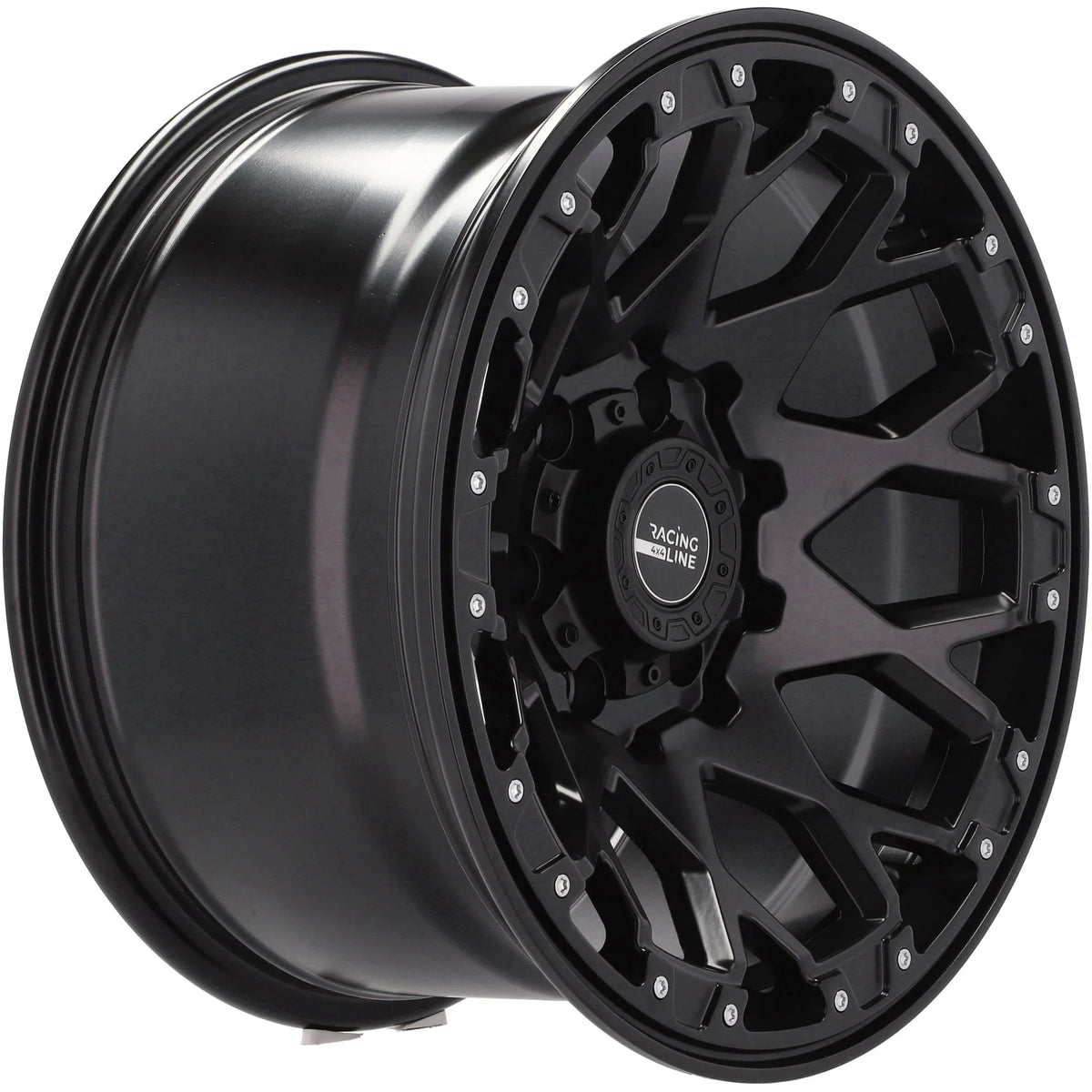 Alu kola pro Offroad B1108 9x17 6x139.7 ET-6 87.1 Black Half Matt | Wheelsup.cz