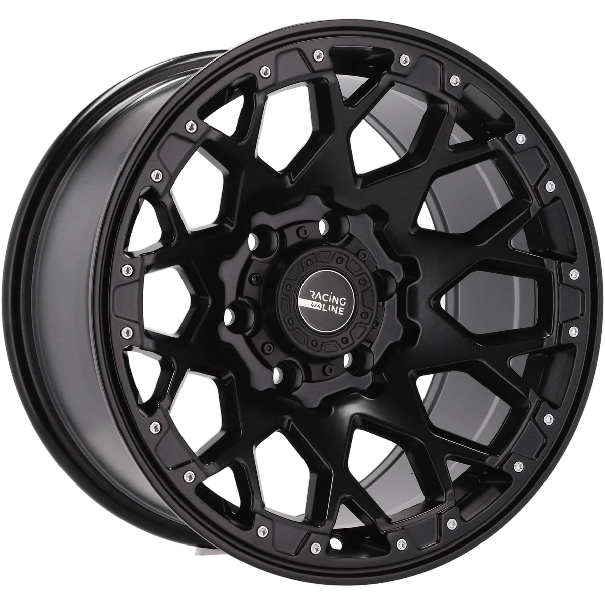 Alu kola pro Offroad B1108 9x17 6x139.7 ET-6 87.1 Black Half Matt | Wheelsup.cz