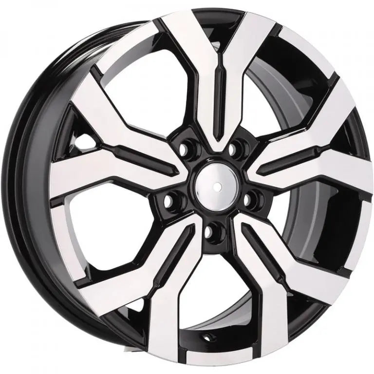 Alu kola pro Dacia B1110 6.5x15 4x100 ET40 60.1 Black Polished | Wheelsup.cz