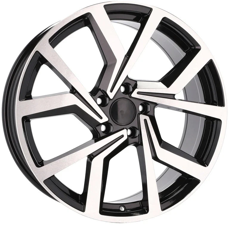 Alu kola pro Volkswagen B1154 7.5x17 5x100 ET40 57.1 Black Polished | Wheelsup.cz