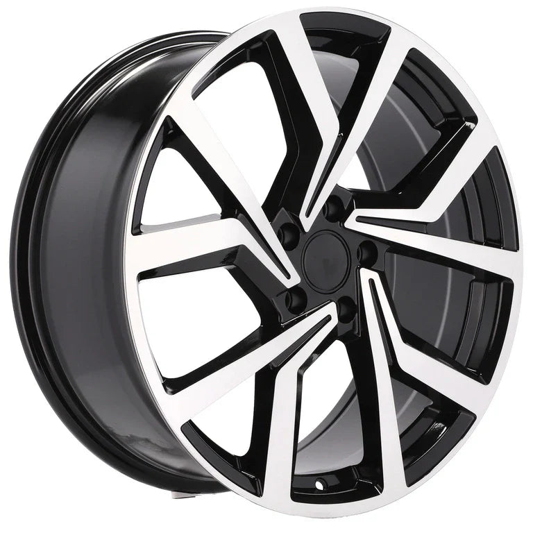 Alu kola pro Volkswagen B1154 7.5x17 5x100 ET40 57.1 Black Polished | Wheelsup.cz
