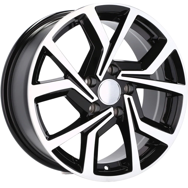 Alu kola pro Volkswagen B1154 7.5x17 5x112 ET45 57.1 Black Polished | Wheelsup.cz
