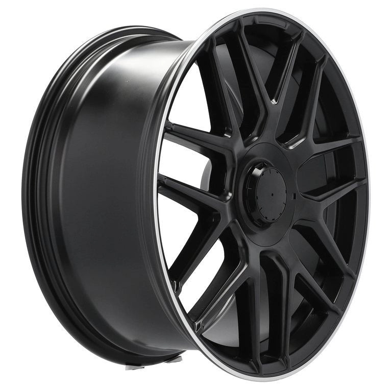 Alu kola pro Mercedes B1258 8.5x18 5x112 ET36 66.6 Black Half Matt & Polished Lip | Wheelsup.cz