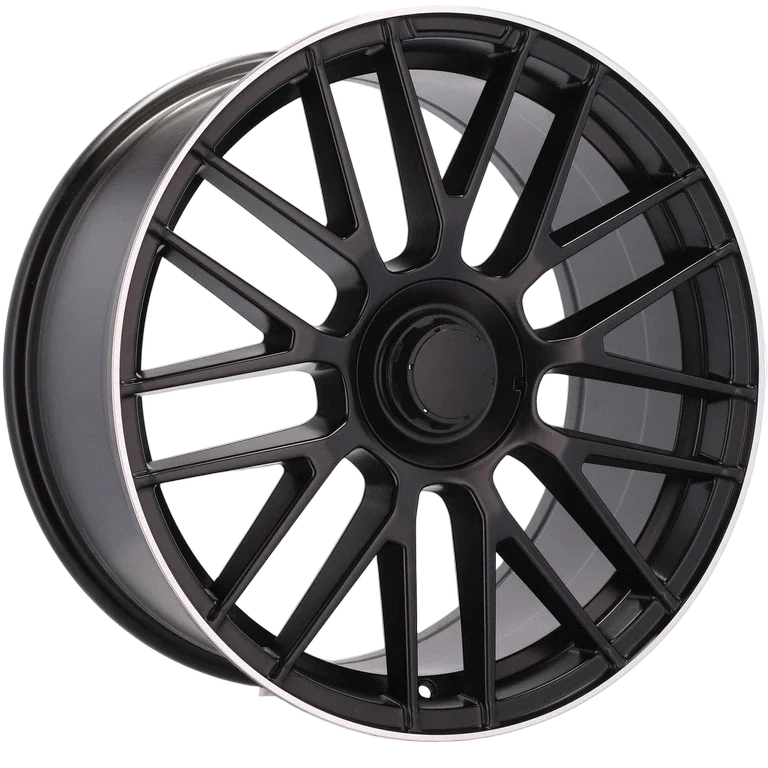 Alu kola pro Mercedes B1268 8x19 5x112 ET45 66.6 Black Half Matt & Polished Lip | Wheelsup.cz