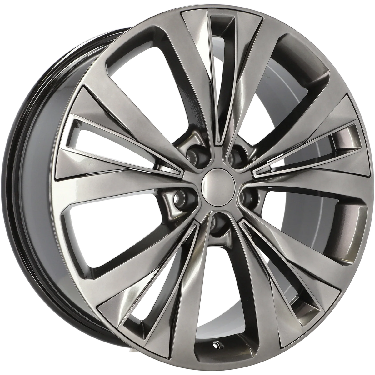 Alu kola pro Jaguar B1281 8.5x20 5x108 ET45 63.4 Hyper Black | Wheelsup.cz