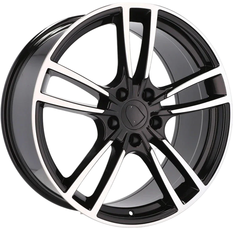 Alu kola pro Porsche B1378 9.5x21 5x130 ET46 71.6 Black Polished | Wheelsup.cz