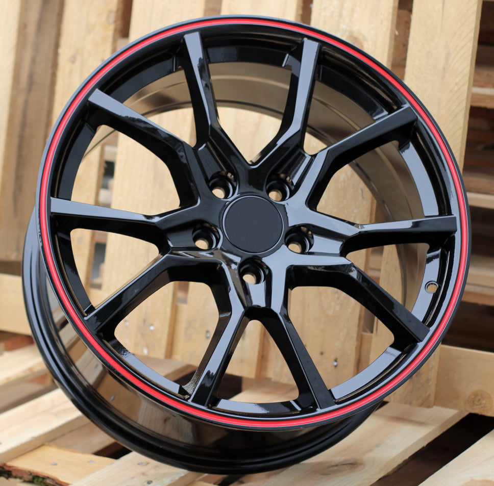 Racing Line B1418 8x18 5x114.3 ET45 schwarz, Honda