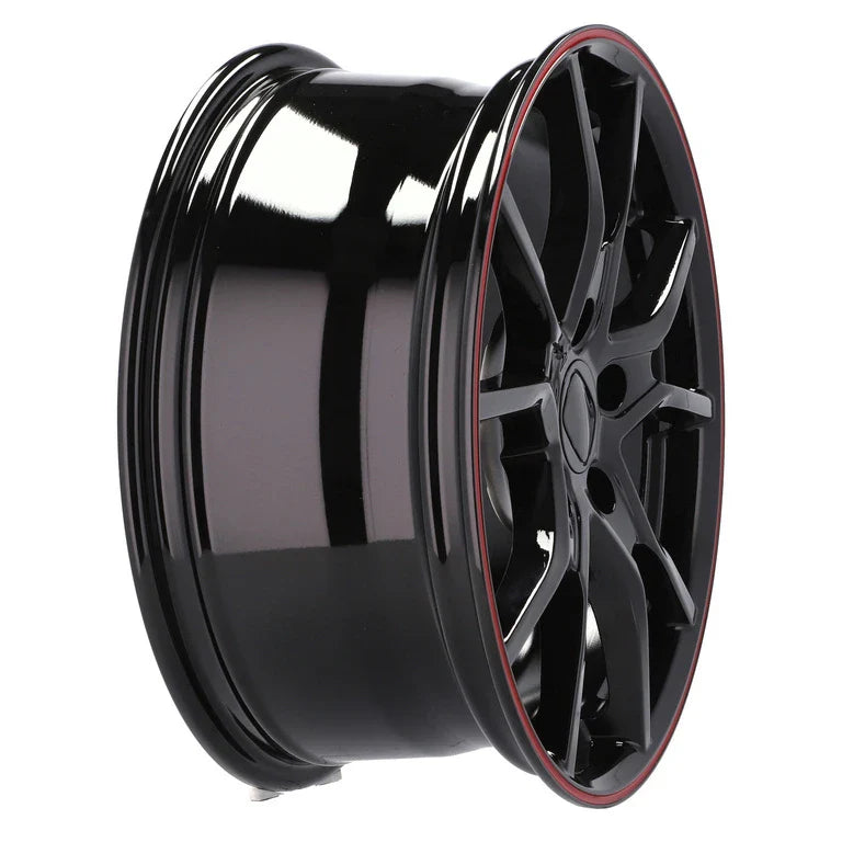Alu kola pro Honda B1418 7.5x17 5x114.3 ET45 64.1 Black & Red Line | Wheelsup.cz