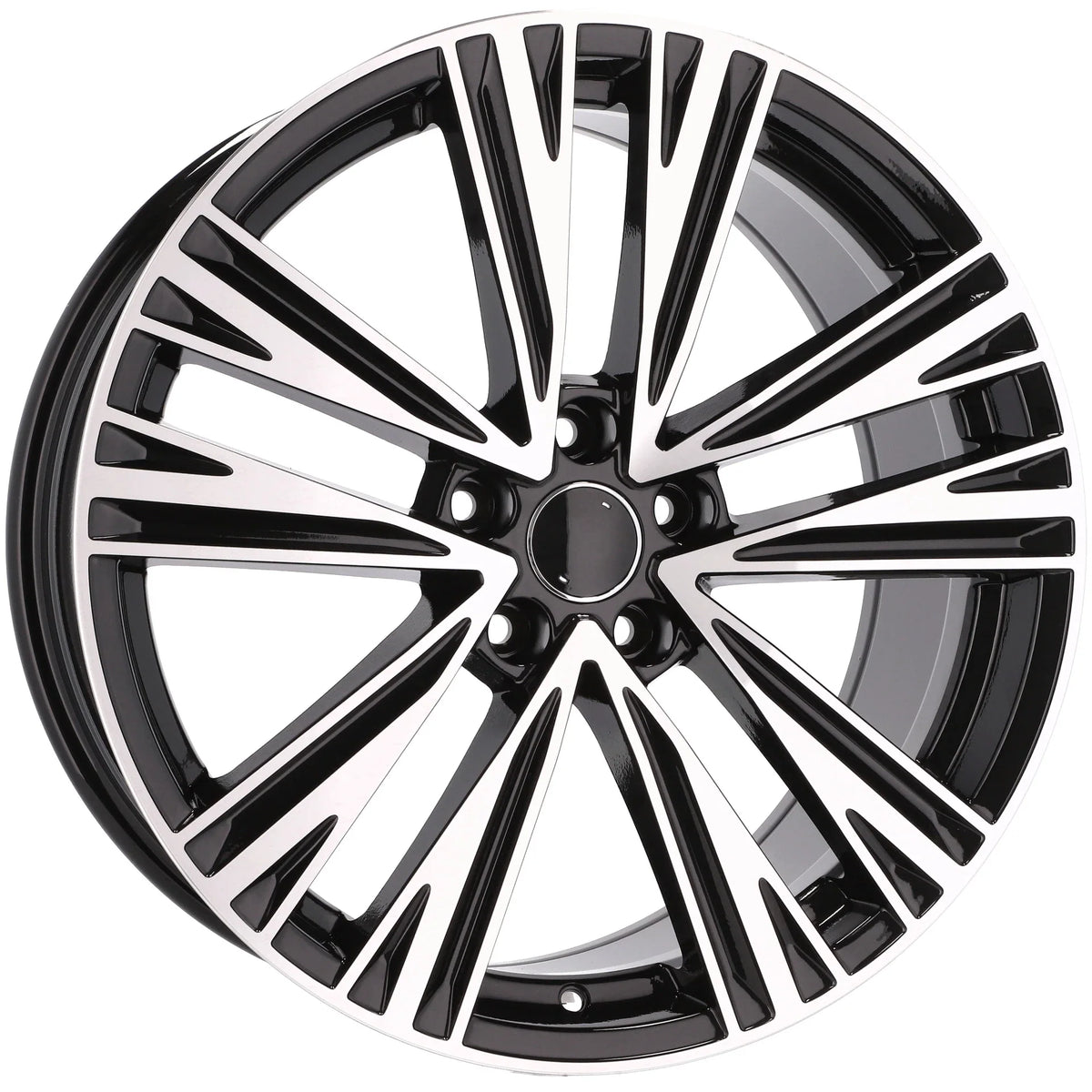 Alu kola pro Audi B1424 7.5x17 5x112 ET37 66.6 Black Polished | Wheelsup.cz