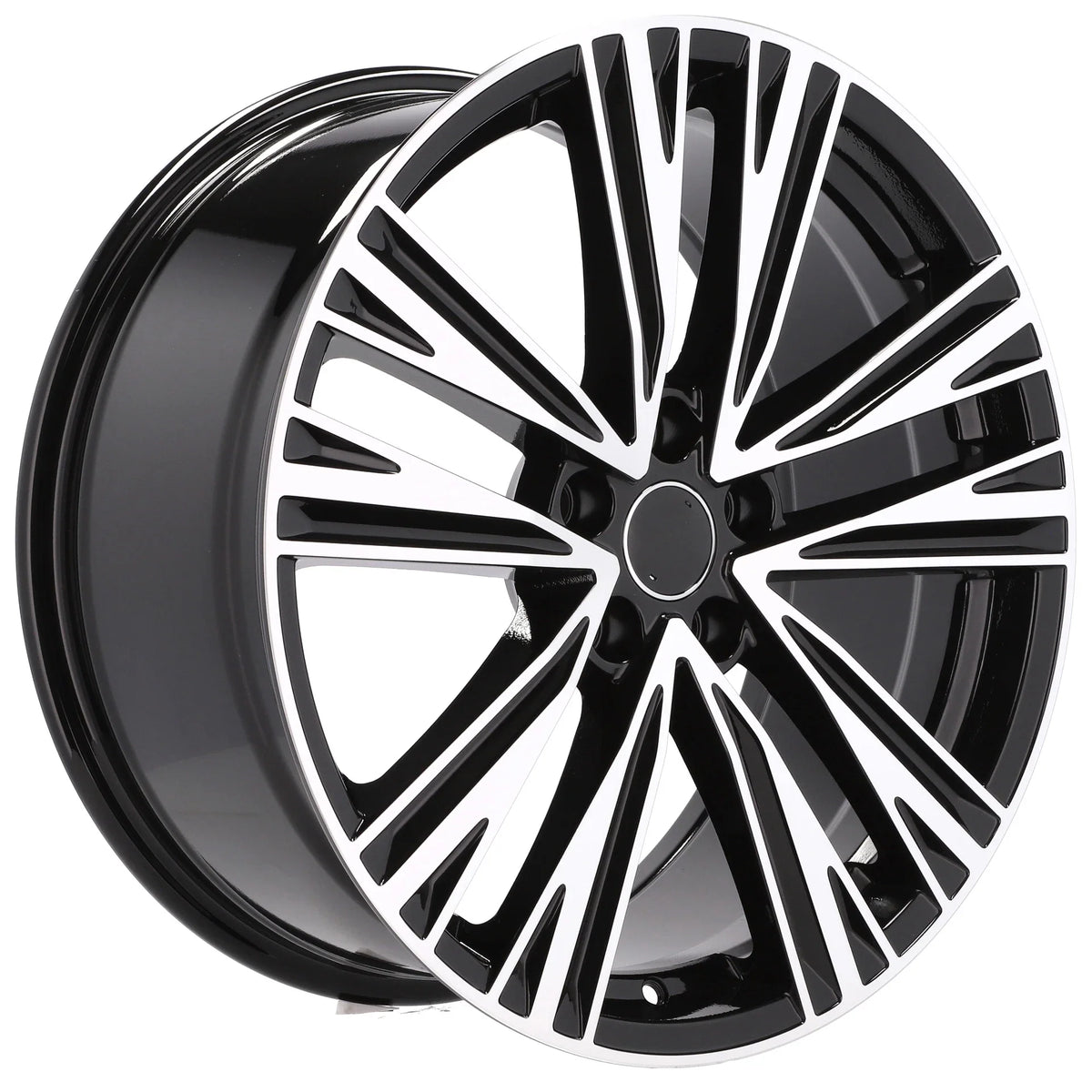 Alu kola pro Audi B1424 7.5x17 5x112 ET37 66.6 Black Polished | Wheelsup.cz