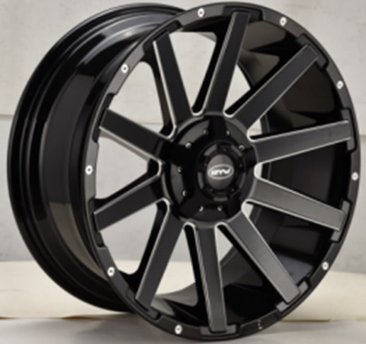 Racing Line B1443 9x20 6x139,7 ET0 schwarz, Offroad