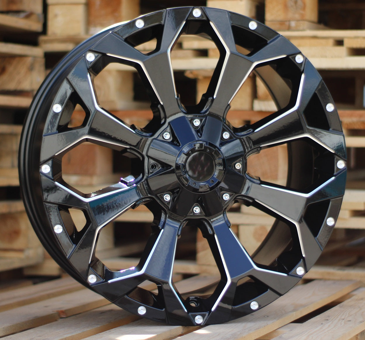 Racing Line B1521 9x18 6x139,7 ET0 schwarz, Offroad