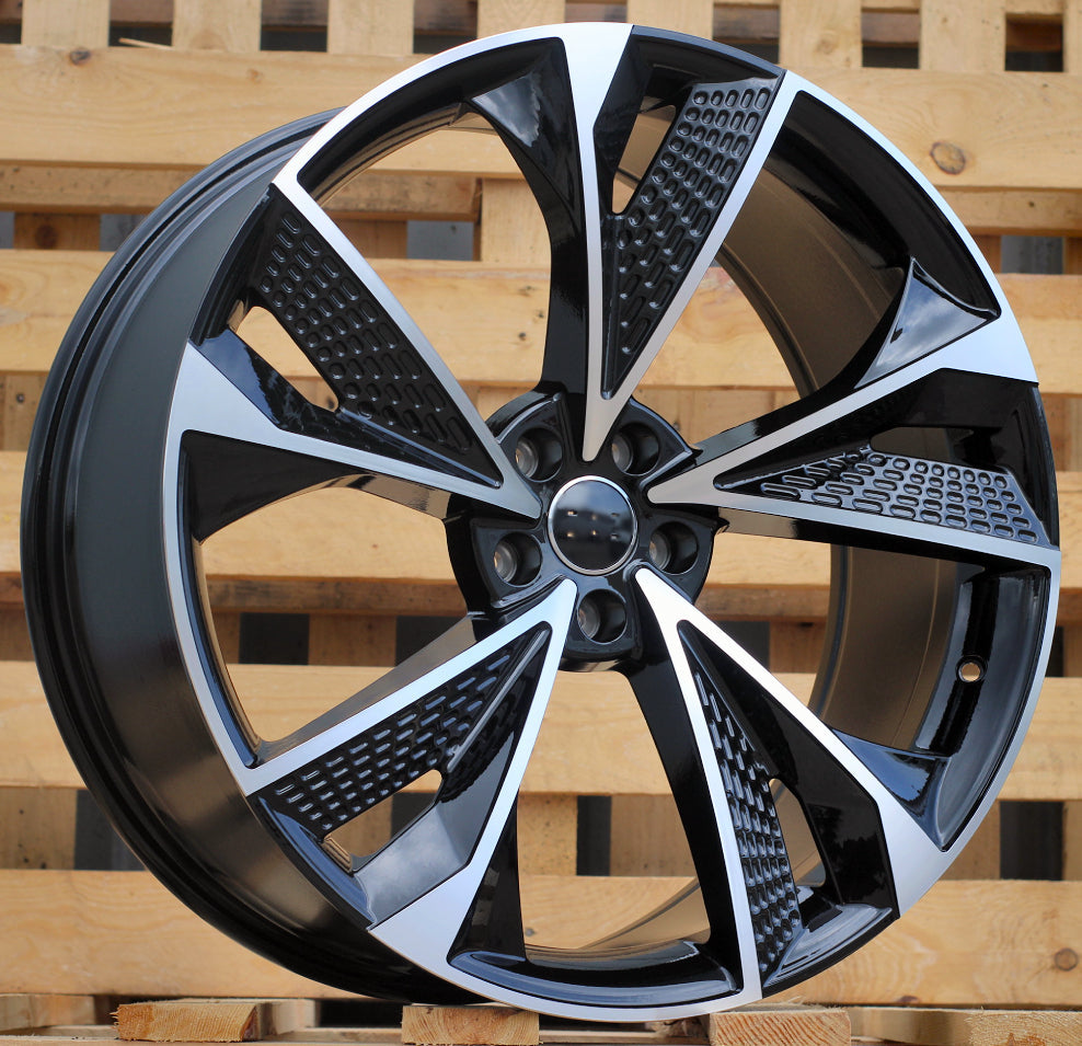 Racing Line B1566 8,5x20 5x112 ET43 schwarz, Audi