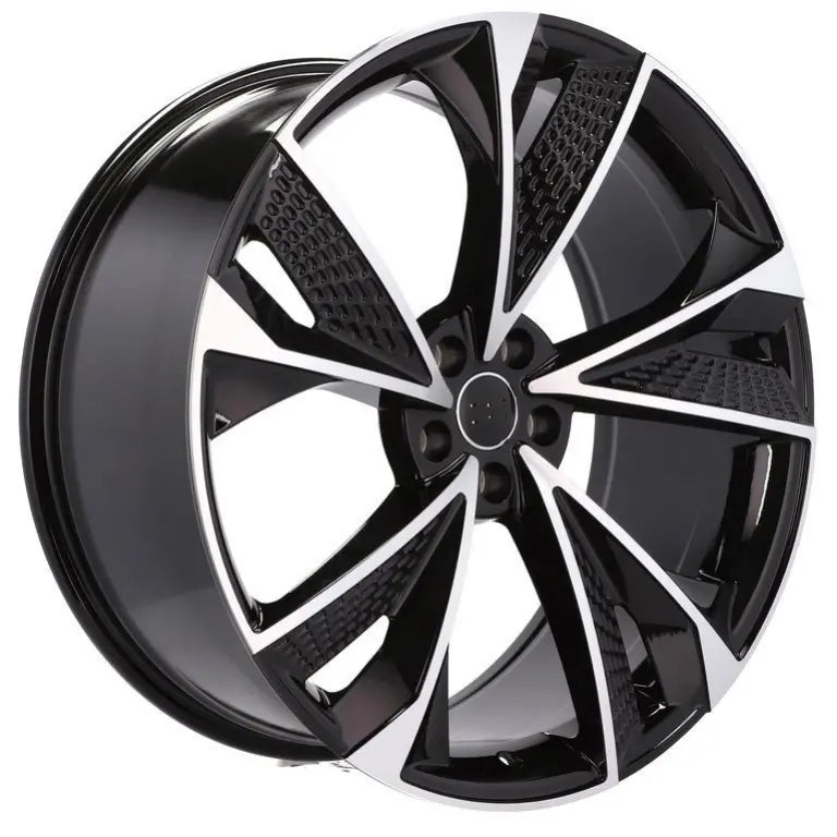 Alu kola pro Audi B1566 8.5x19 5x112 ET32 66.6 Black Polished | Wheelsup.cz