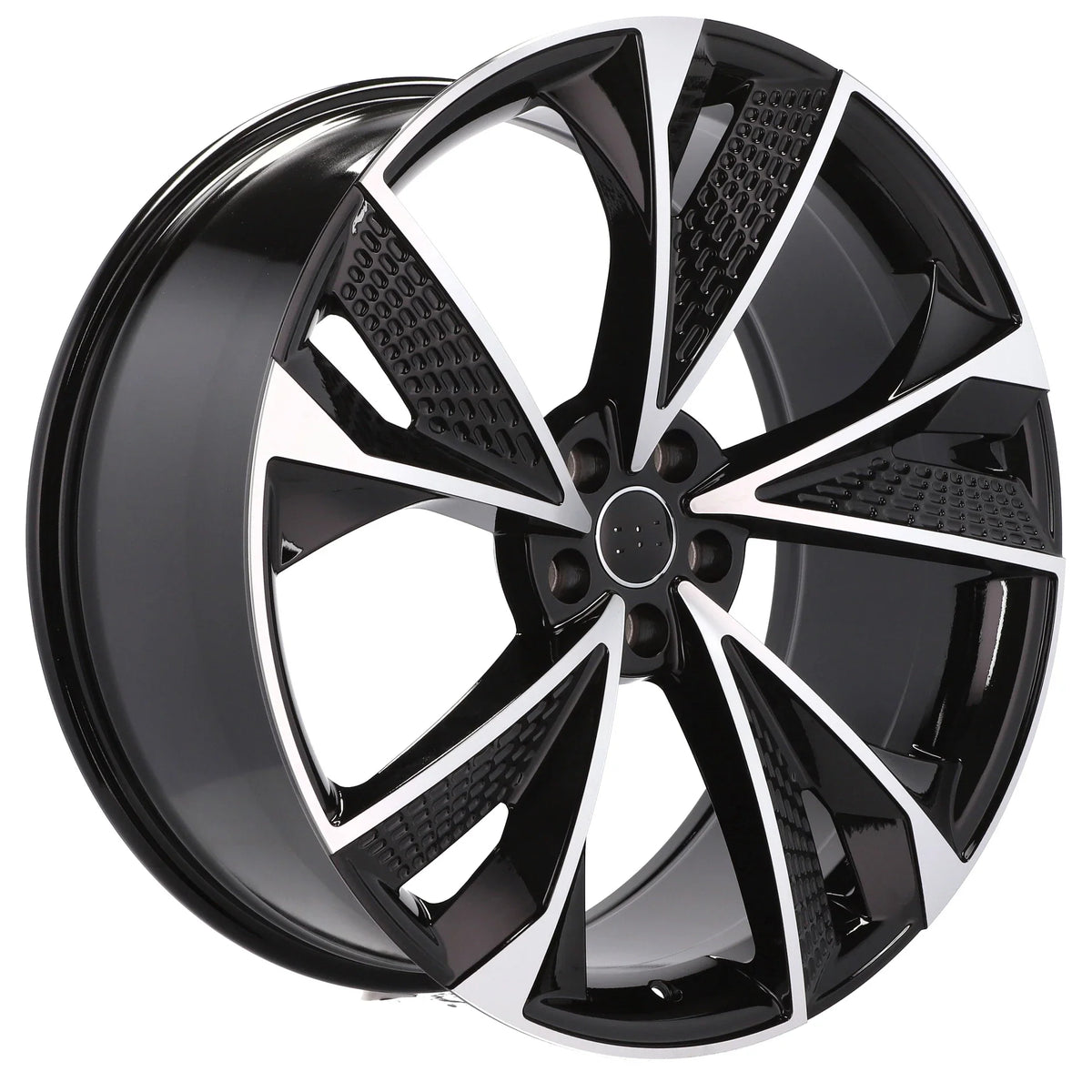 Alu kola pro Audi B1566 7.5x17 5x100 ET40 57.1 Black Polished | Wheelsup.cz