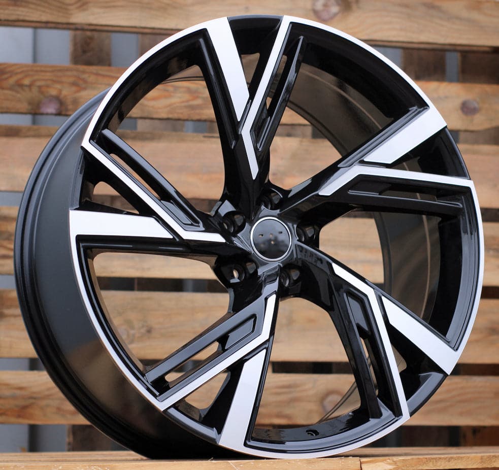 Racing Line B1571 9,5x22 5x112 ET25 schwarz, Audi