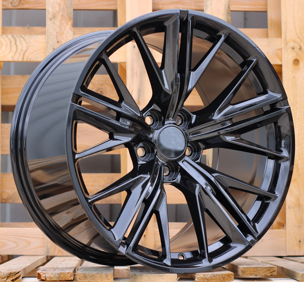 Racing Line B1609 10x20 5x120 ET23 fekete, Chevrolet