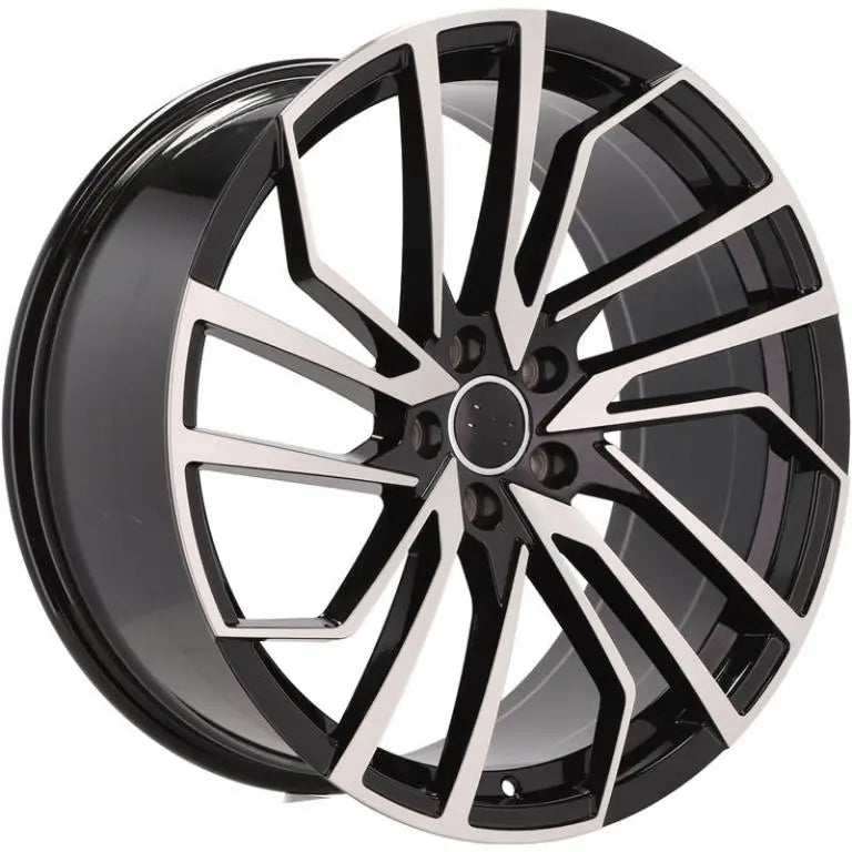 Alu kola pro Audi B1618 9x21 5x112 ET30 66.6 Black Polished | Wheelsup.cz