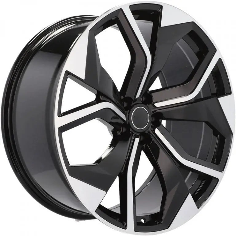 Alu kola pro Audi B1637 9.5x21 5x112 ET25 66.6 Black Polished | Wheelsup.cz
