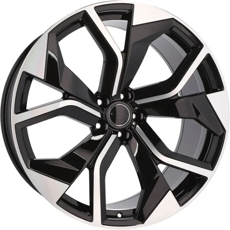 Alu kola pro Audi B1637 9.5x21 5x112 ET25 66.6 Black Polished | Wheelsup.cz