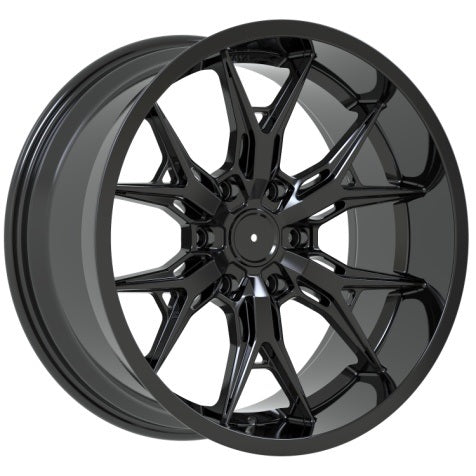 Racing Line B1673 9,5x20 6x139,7 ET0 fekete, Offroad