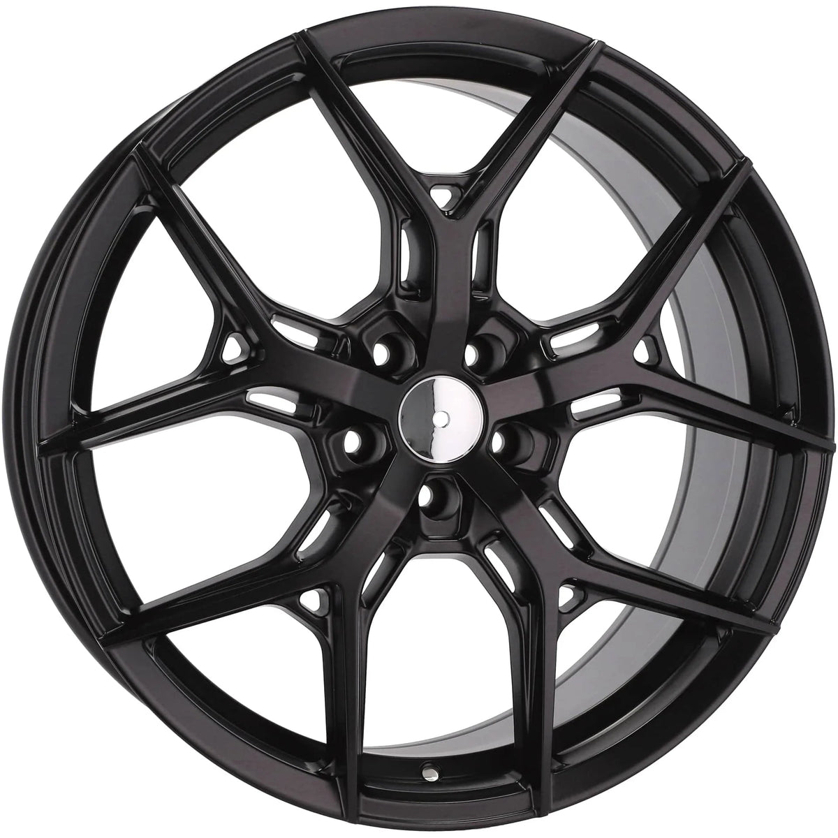 Alu kola Racing Line B1696 8.5x20 5x108 ET40 63.4 Black Half Matt | Wheelsup.cz