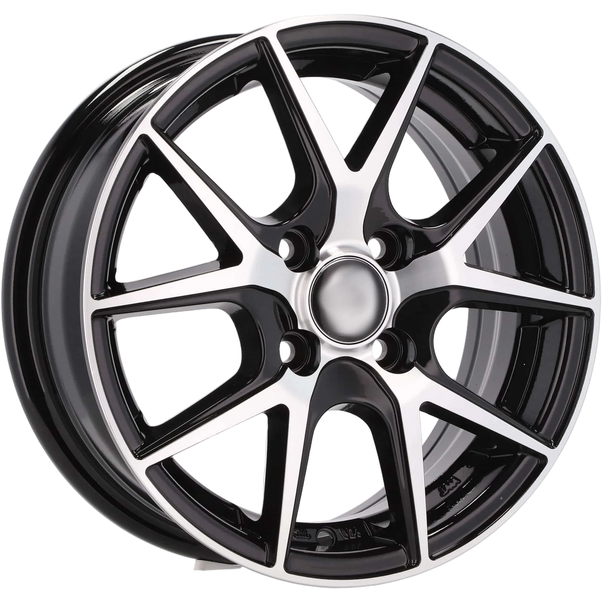 Alu kola Racing Line B1795 5.5x14 4x100 ET43 60.1 Black Polished | Wheelsup.cz