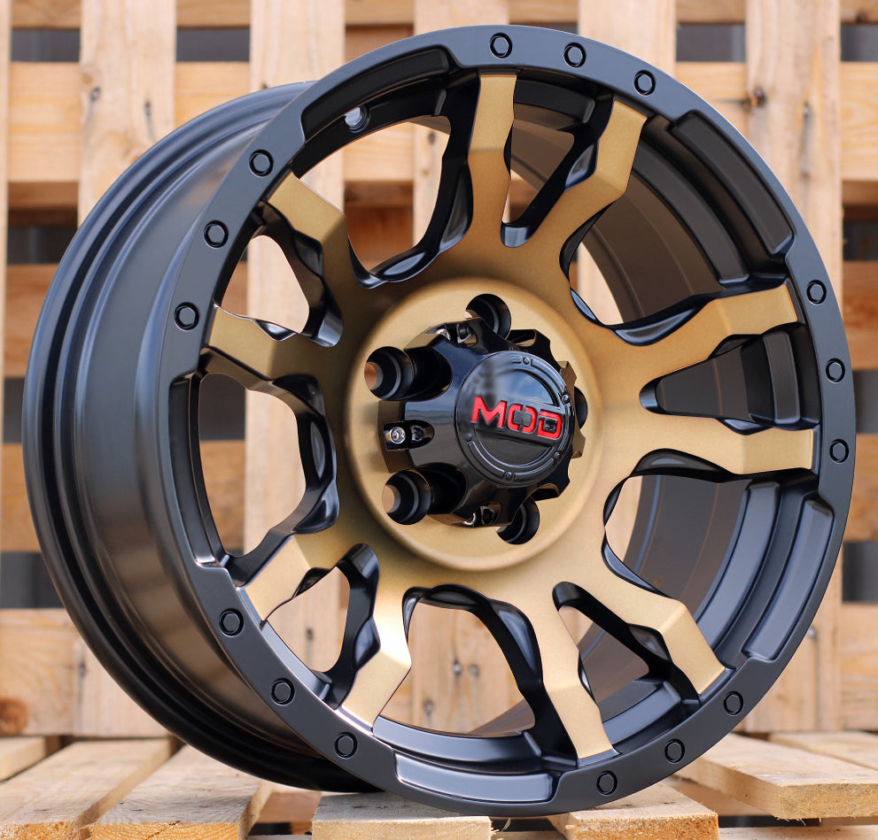 Racing Line B1820 7x15 5x114.3 ET10 bronzová, Offroad