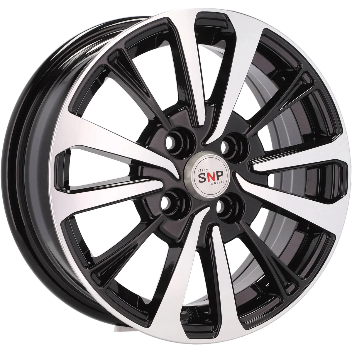 Alu kola pro Toyota B1846 5.5x14 4x100 ET40 54.1 Black Polished | Wheelsup.cz