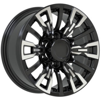 Racing Line B1865 8x17 6x139.7 ET10 fekete, Offroad