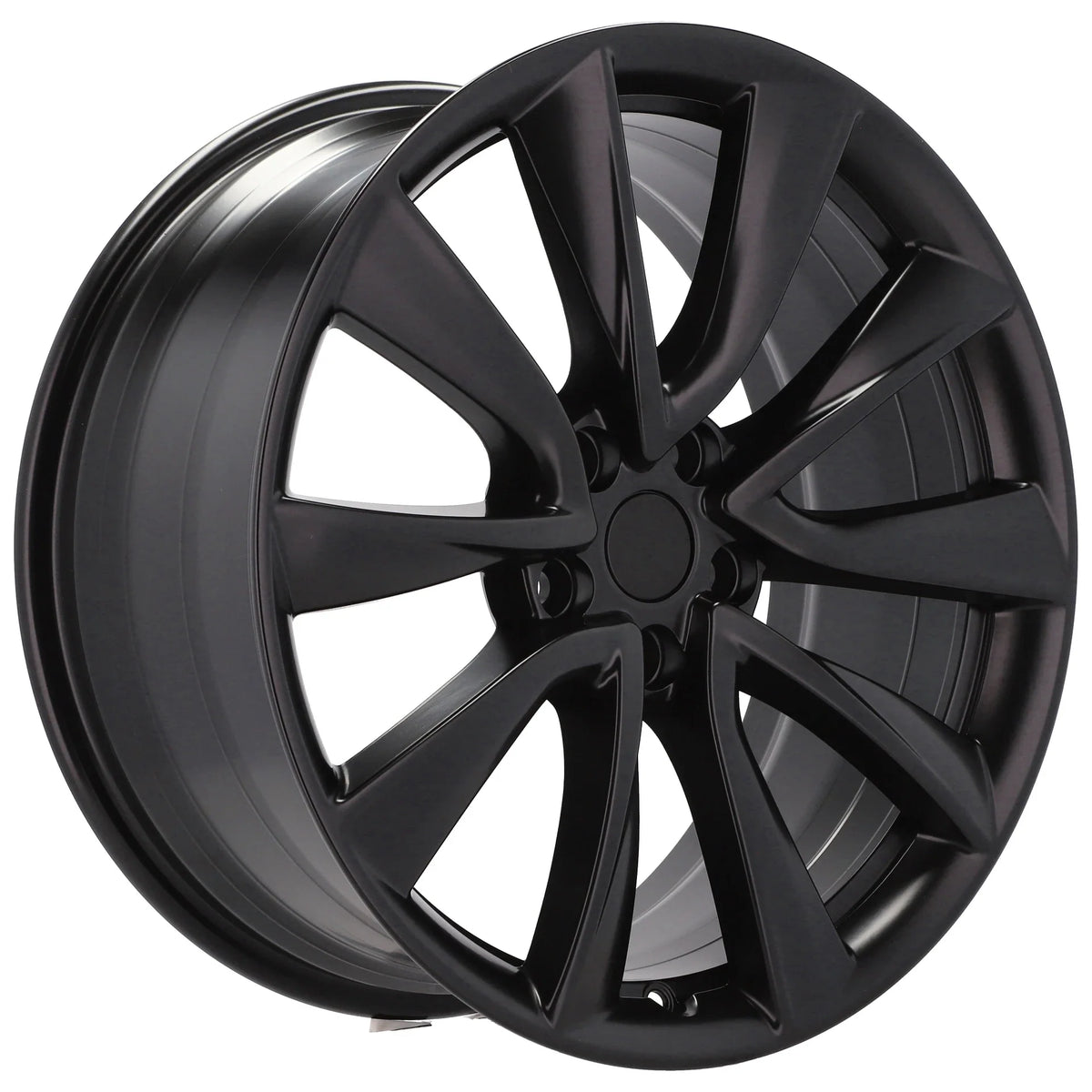 Alu kola pro Tesla B2046 8.5x20 5x114.3 ET35 64.1 Black Half Matt | Wheelsup.cz