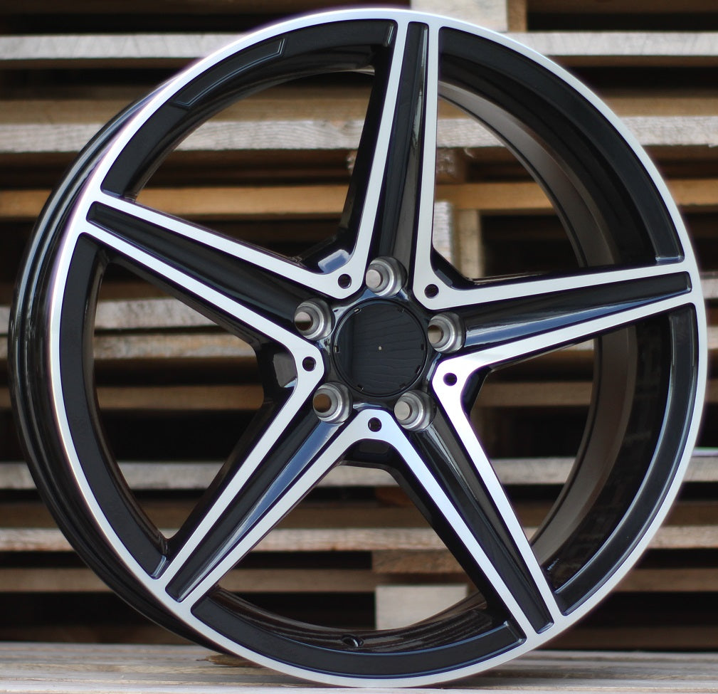 Racing Line B5052 8x18 5x112 ET45 schwarz, Mercedes