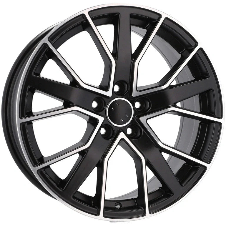 Alu kola pro Audi B5131 8x18 5x112 ET34 66.6 Black Polished | Wheelsup.cz