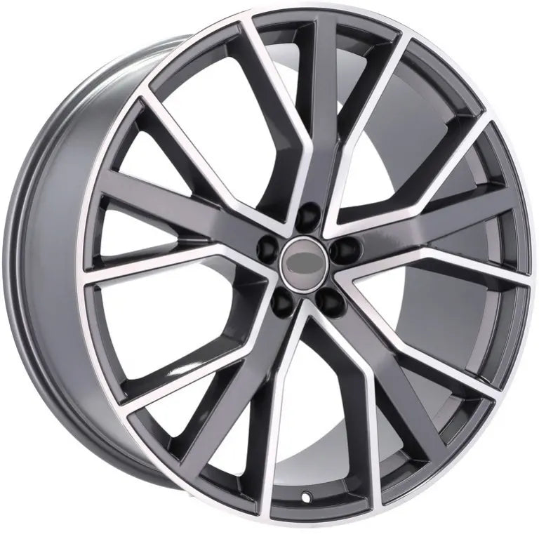 Alu kola pro Audi B5131 8x18 5x112 ET35 66.6 Grey Polished Half Matt | Wheelsup.cz