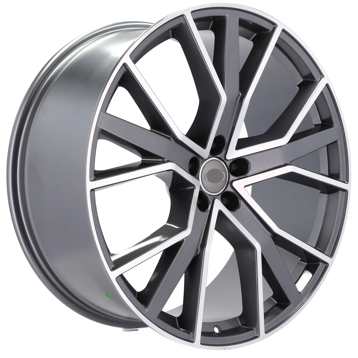 Alu kola pro Audi B5131 10x22 5x112 ET21 66.6 Grey Polished Half Matt | Wheelsup.cz